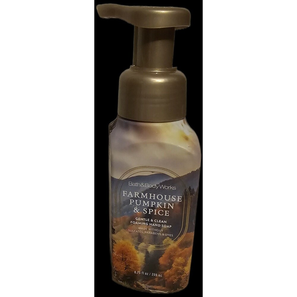 NEW Bath & Body Works Farmhouse Pumpkin and Spice Foaming Hand Soap, 8.75 oz